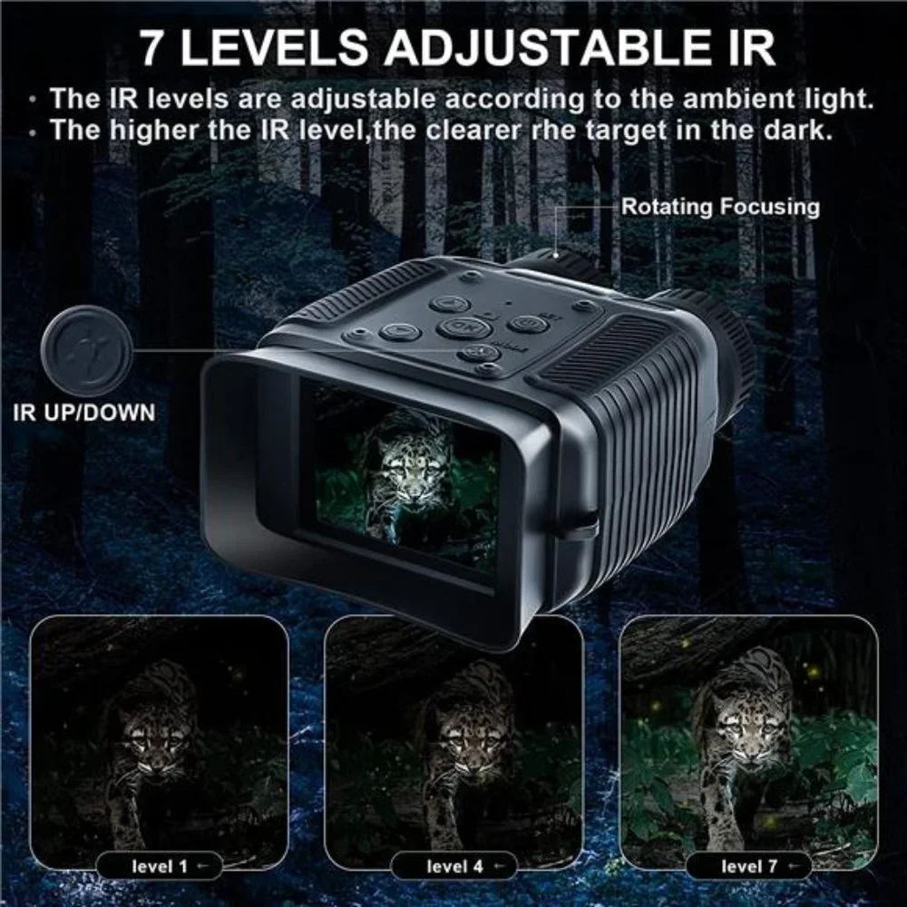 Night Vision Goggles - 4K HD Binocular  with 8X Digital Zoom